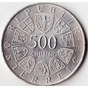 AUSTRIA 500 Schilling 1981 200 Anniv. Libertà di Religione Fdc
